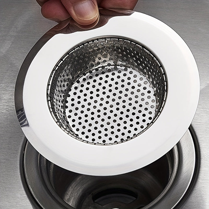 Stainless Steel Kitchen Sink Strainer: Large 11.43cm Diameter, Perfect for Most Kitchen Sinks - 304 Stainless Steel
