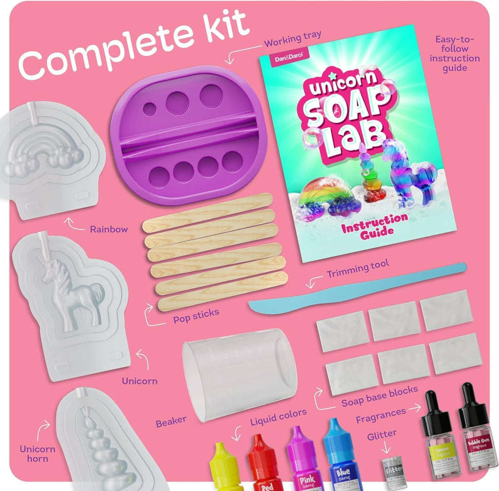 CREOOS Unicorn Soap Making Lab - Science Kit