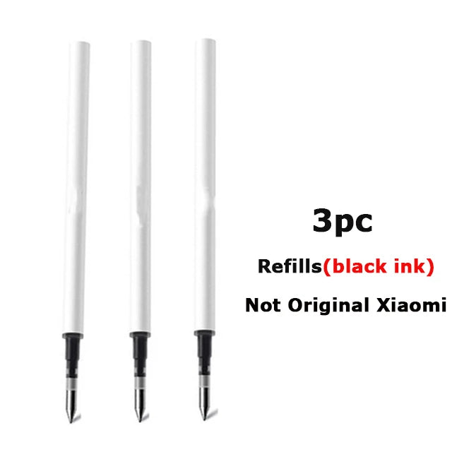 Original Xiaomi Mijia Refills for Xiaomi Sign Pens Replaceable Refills Smooth Switzerland Refill Japan Black Ink For Mi Pens