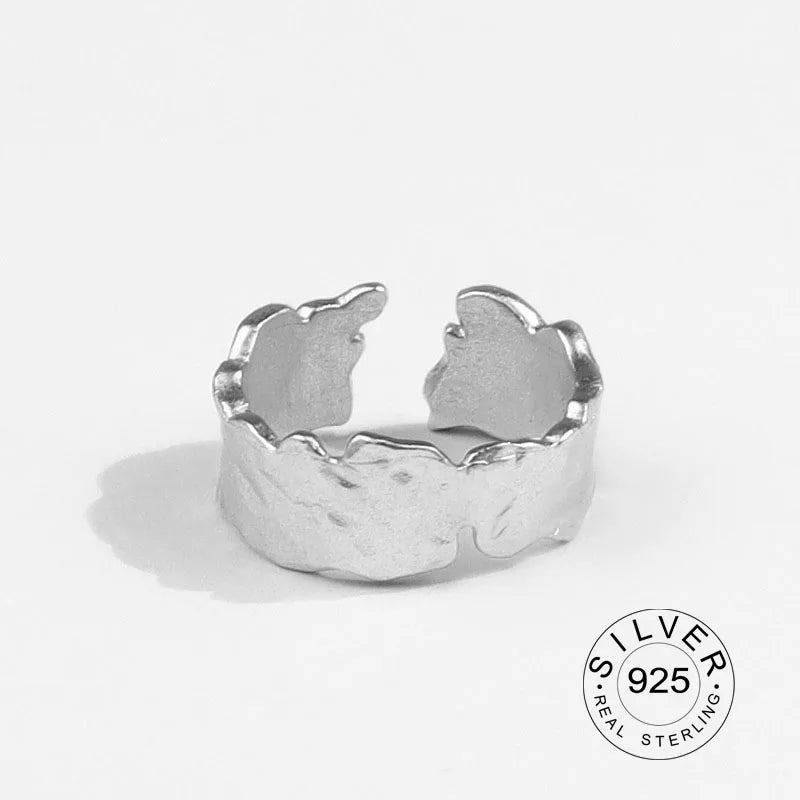 Zirella - Real 925 Sterling Silver Rings For Women vintage zircon open round Engagement Rings Silver 925 Jewelry Anillos Mujer