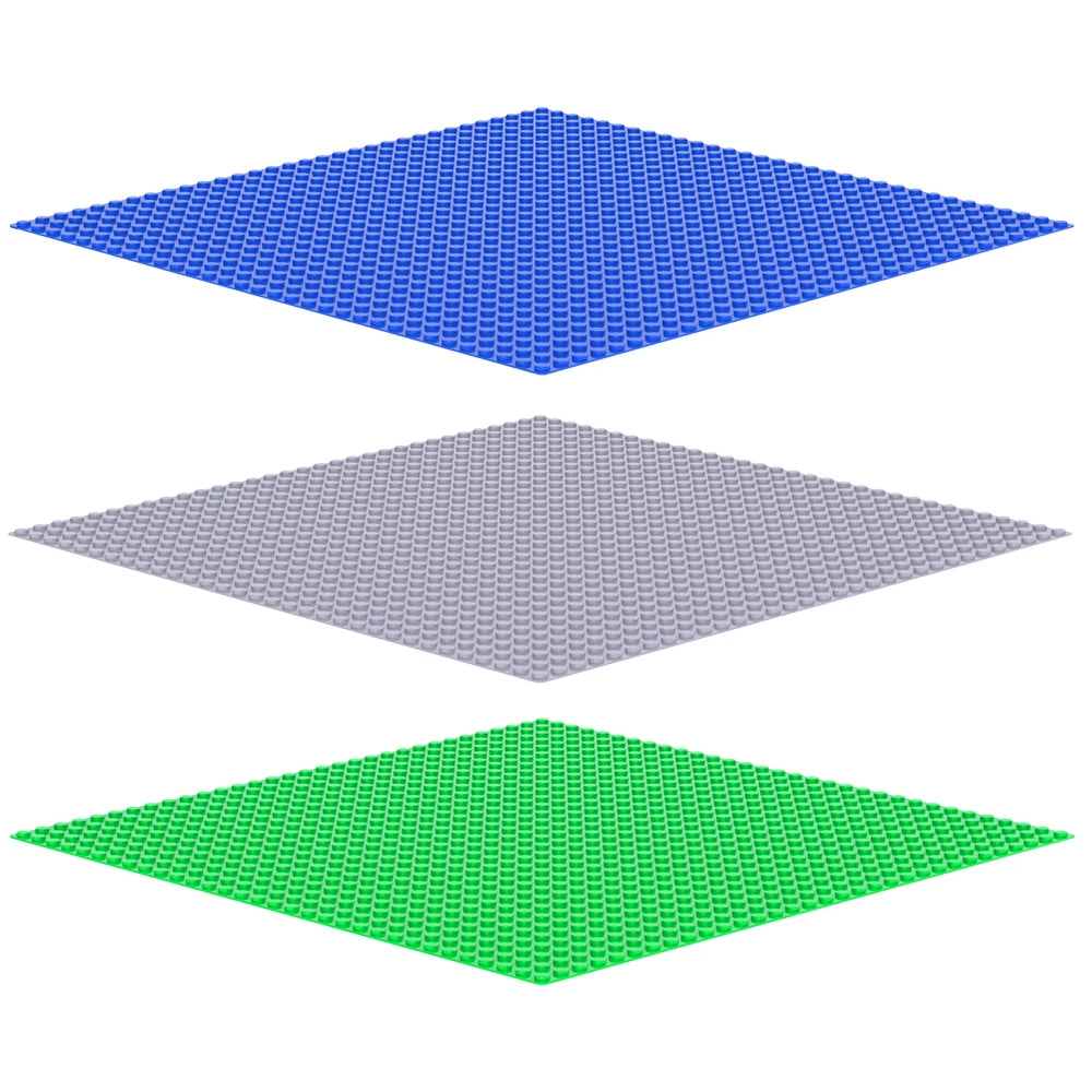 Baseplate 32x32 16X32 Dots Classic Brick Plate Building Blocks DIY Constructor Parts Baseplates Compatible Brands City Friends