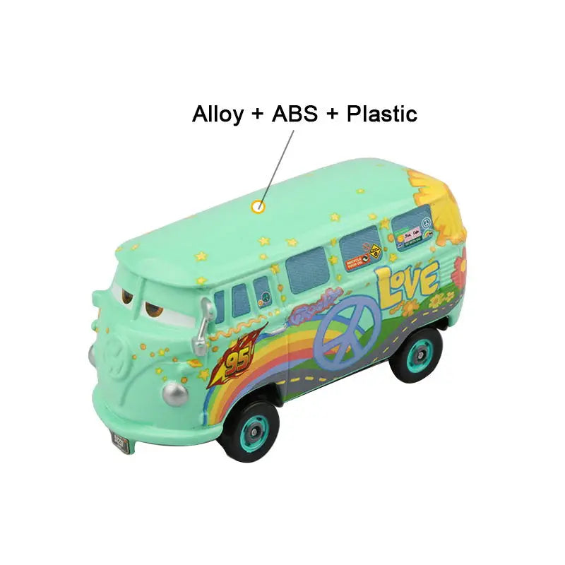 Disney Pixar Cars 2 3 Lightning McQueen Mater Jackson Storm Ramirez 1:55 Diecast Vehicle Metal Alloy Boy Kid Toys Christmas Gift