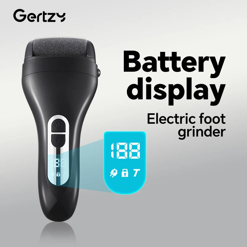 PediGlow - USB rechargeable electric foot remover, suitable for portable foot therapy tools with dead skin and hard cracks