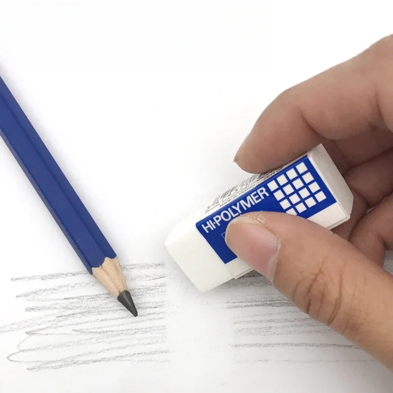 Pentel Hi-polymer Eraser ZEH-03, in Small, Medium, Large, Huge Sizes, Non-shedding Small Eraser. Student Stationery ZEH-99