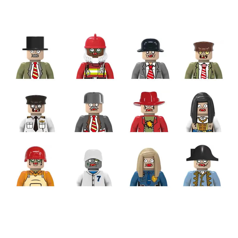 Building block toys, mini figures, character action figures, city people, building block accessory sets, children's gifts