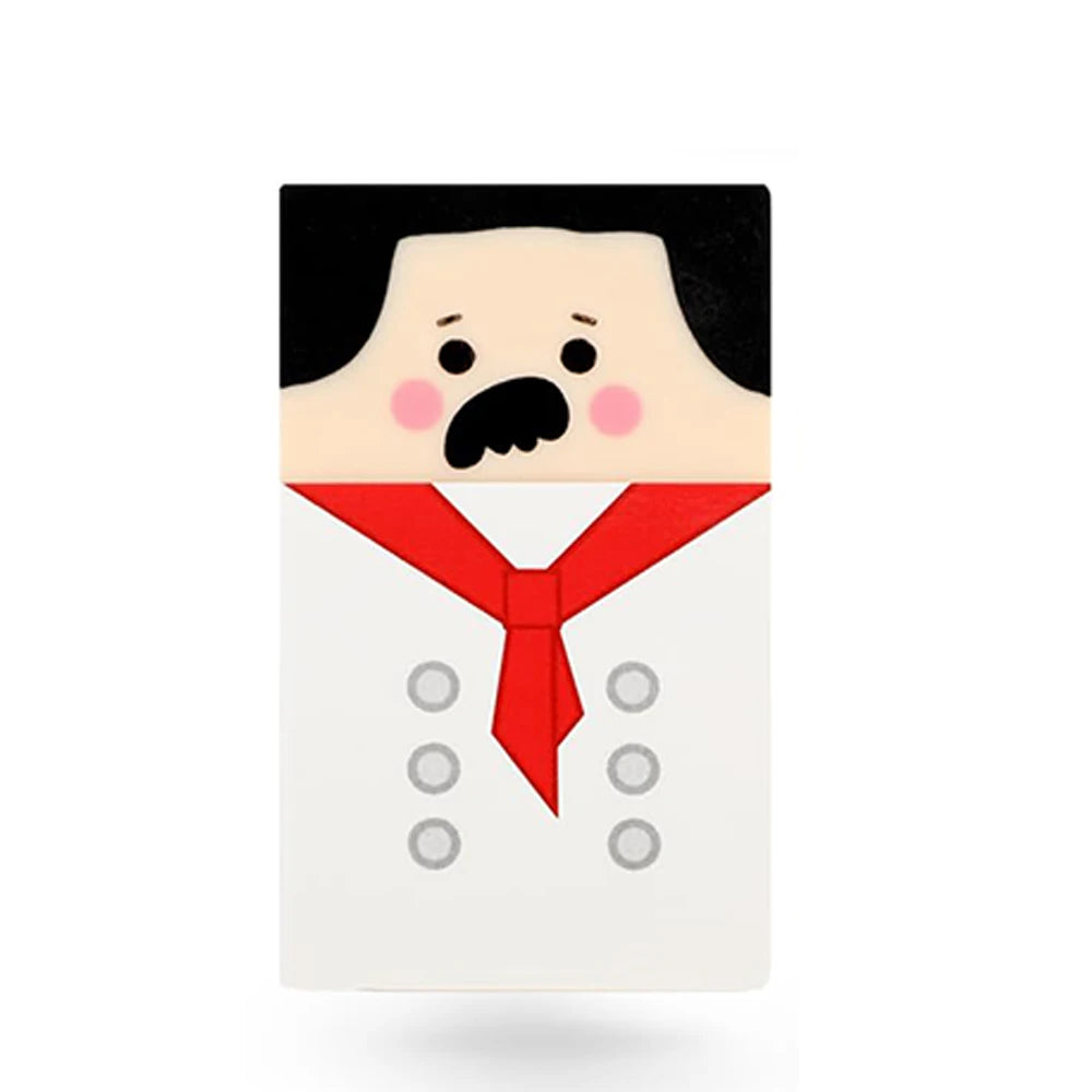 Monking 1/4Pcs Fun Balding Uncle Erasers Pencil Erasers for Kids Students Office School Supplies Art Stationary