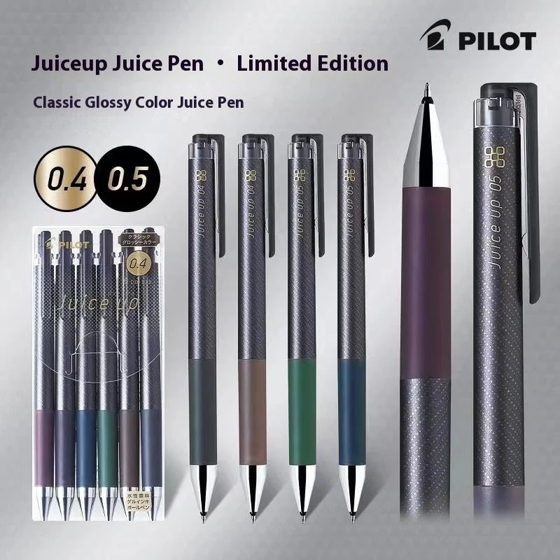 PILOT Juice Up Push Pen 0.4/0.5mm Premium Metal Tip Classic Retro Ergonomic Rod Long-Lasting Gel Ink Pens School Office Supplies