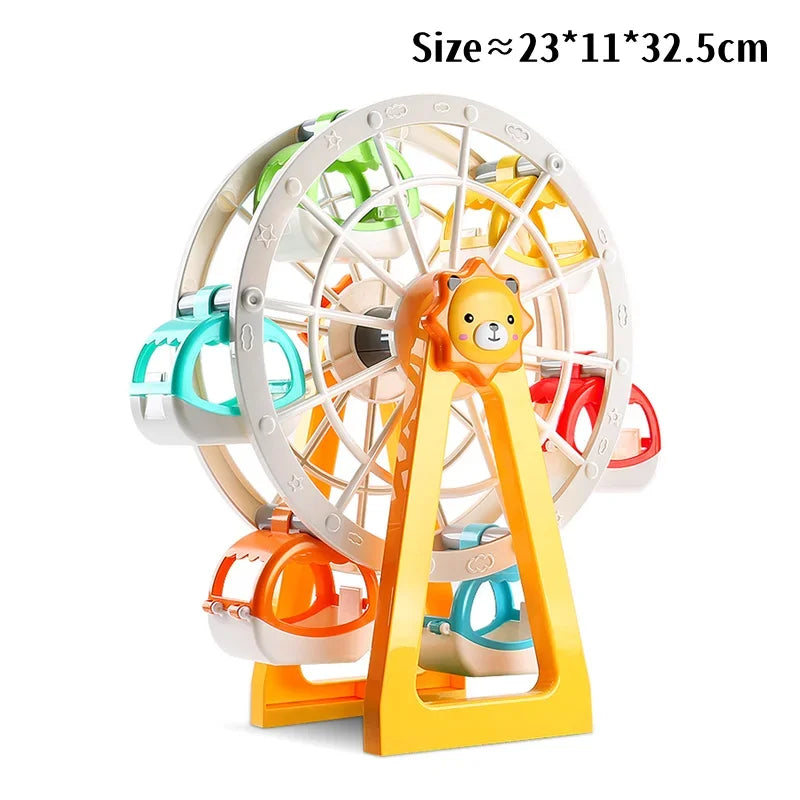 Big Building Blocks Slide Stair Swing Seesaw Ferris Wheel Series Compatible Duploe Large Brick Children Educational Toy Kid Gift