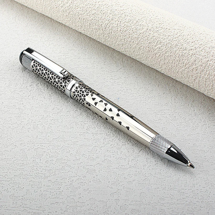 Classic Luxury Ink Ballpoint Pen, Ink Medium Point 0.7mm Smooth Writing Metal Ball Point Pen Signature Pen