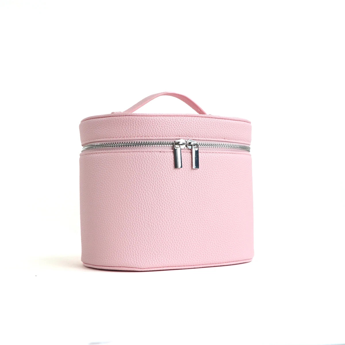 Large-capacity PU leather cosmetic box with internal storage box, customizable names and letters, travel portable cosmetic bag