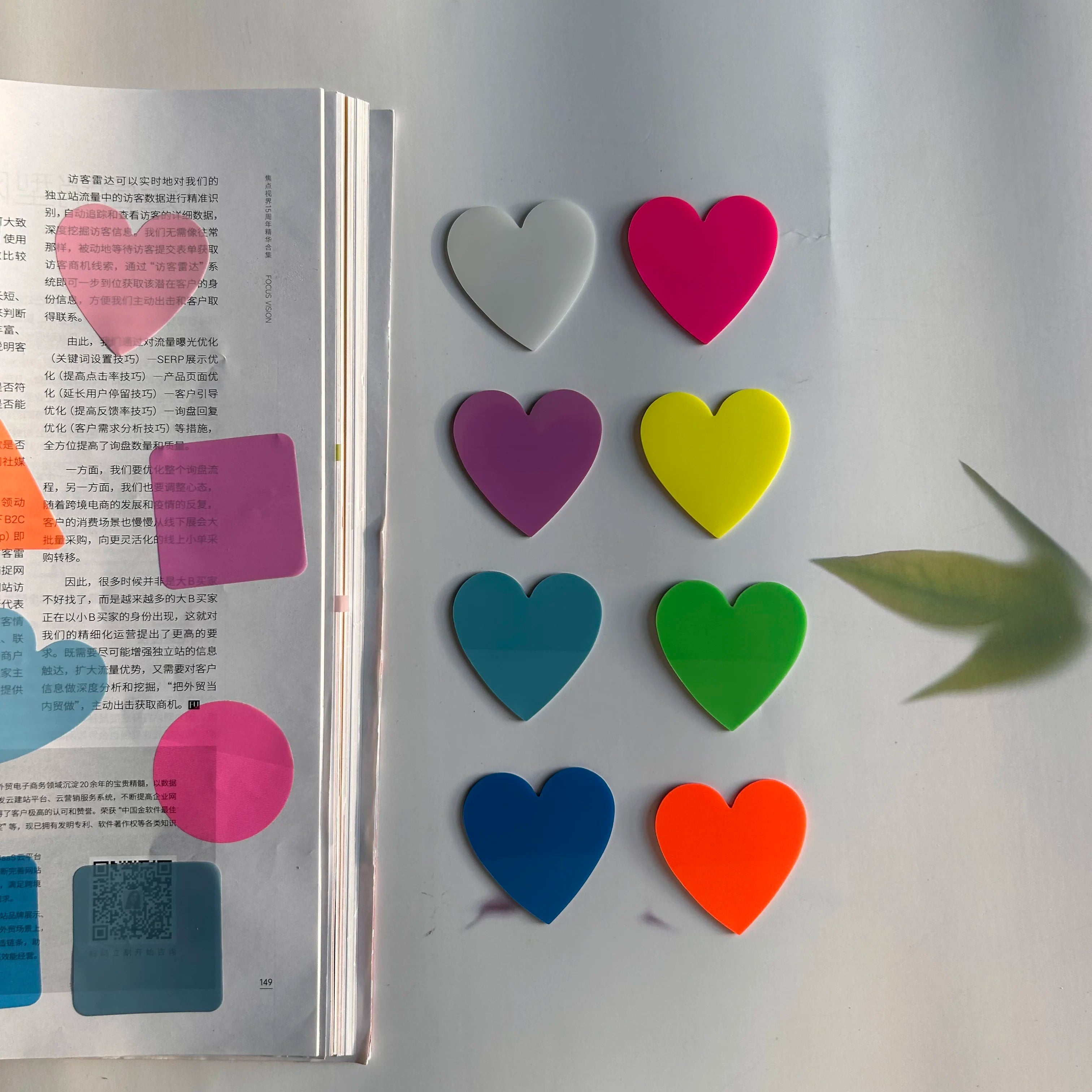 8 Colors 160 Sheets Transparent Sticky Note Memo Pad Scrapes Stickers Waterproof Clear Notepad School Stationery Office Supplie