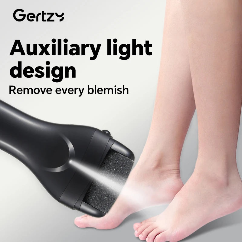 PediGlow - USB rechargeable electric foot remover, suitable for portable foot therapy tools with dead skin and hard cracks