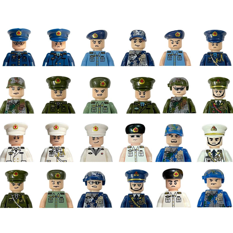 Building block toys, mini figures, character action figures, city people, building block accessory sets, children's gifts
