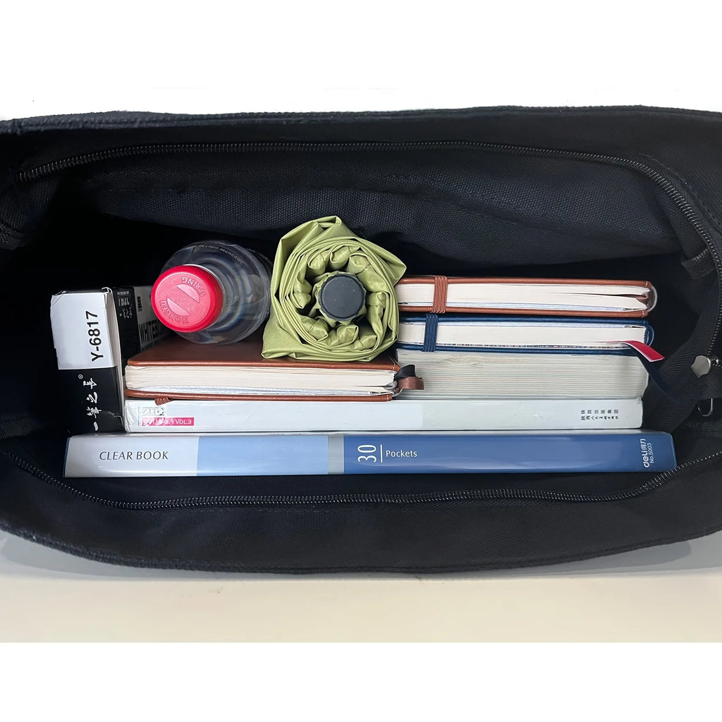 RUE - 
Women's School Messenger Bags For Women Shoulder Ladies Designer Handbag Solid Large Capacity Casual Canvas Shoulder Female Bags