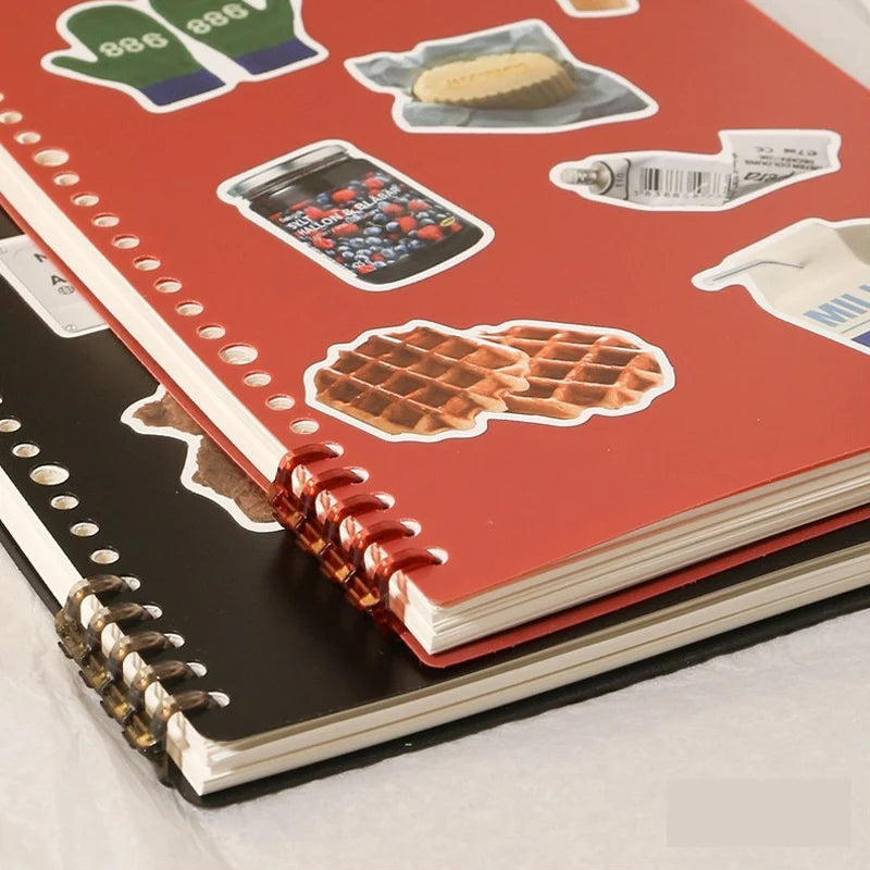 Loose Leaf Notebook refillable page Diary Planner Office School Supplies Stationery cute gel pen student writing a5 kawaii shell