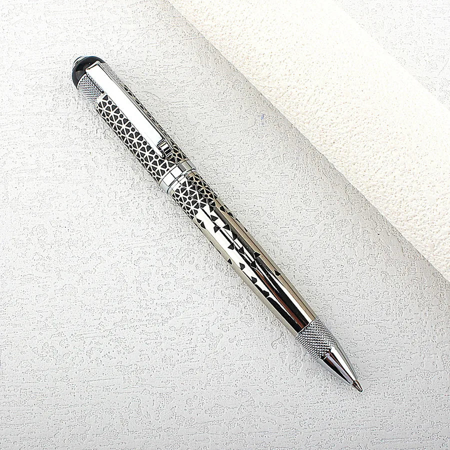 Classic Luxury Ink Ballpoint Pen, Ink Medium Point 0.7mm Smooth Writing Metal Ball Point Pen Signature Pen