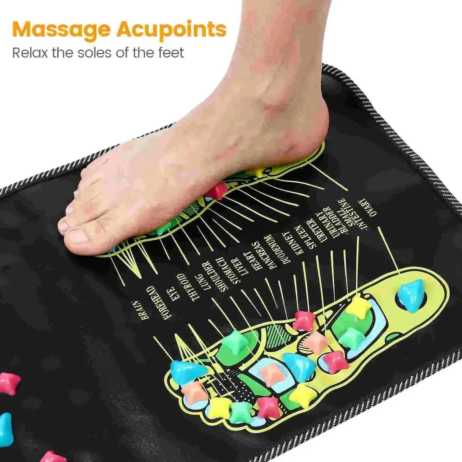 StepVibe - 
Acupressure Pad Foot Reflexology Massage Pad Health Care Walking Foot Pressure Pad Reflexology Massage Pad Foot Massager