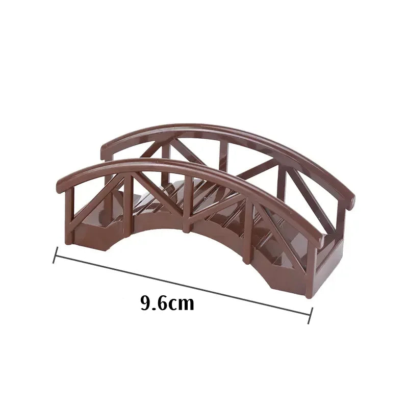 Big Building Blocks Slide Stair Swing Seesaw Ferris Wheel Series Compatible Duploe Large Brick Children Educational Toy Kid Gift