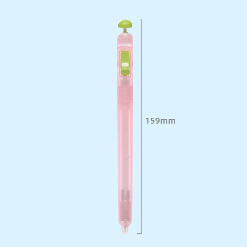 ♥Relax Switch Pen For Exam Prep Fidget Clicker Gel Pen 0.5mm Smooth Writing, Anti-Anxiety Study Tool For School Students Office