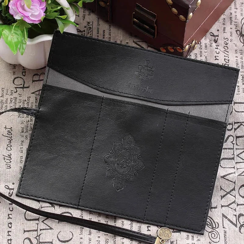 1pc Fashion Vintage PU Pencil Case Student Pencil Bag Waterproof Storage Bag Portable Kit School Supplies Korean Stationery