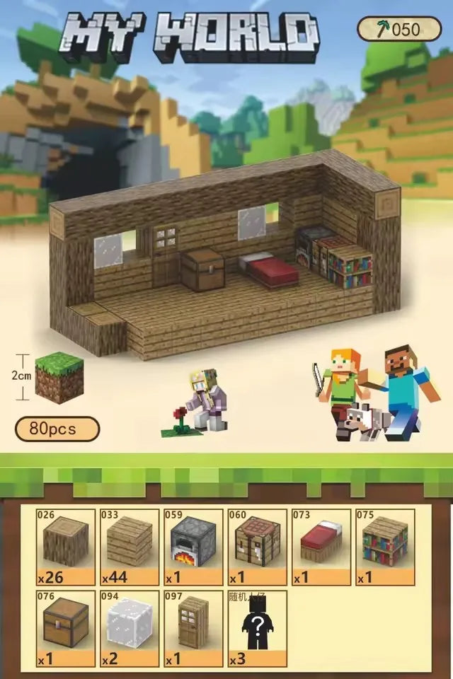 32-212PCS Magnetic Blocks-Build Mine Magnet World Set for Boys & Girls Age 3+, Sensory Toys for Toddlers Gifts Construction Toys