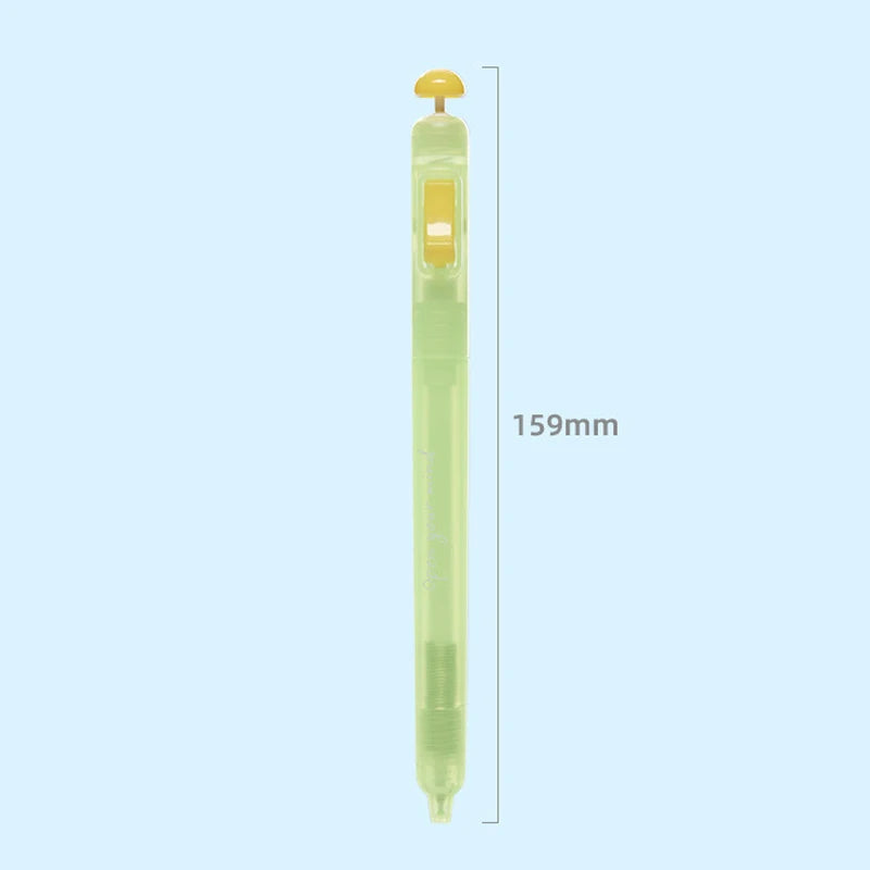 ♥Relax Switch Pen For Exam Prep Fidget Clicker Gel Pen 0.5mm Smooth Writing, Anti-Anxiety Study Tool For School Students Office