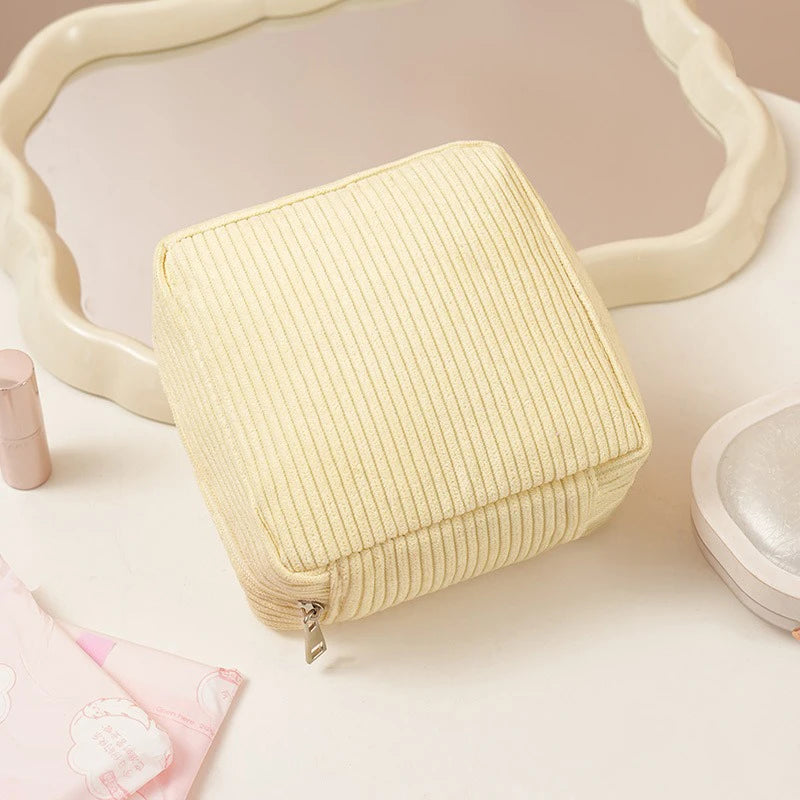 Toiletry - Bag Sanitary Pad Pouch Pad Pouch Cute Cosmetic Storage Pouch Women Small Makeup Bag Cable Case