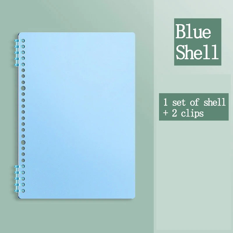 Loose Leaf Notebook refillable page Diary Planner Office School Supplies Stationery cute gel pen student writing a5 kawaii shell