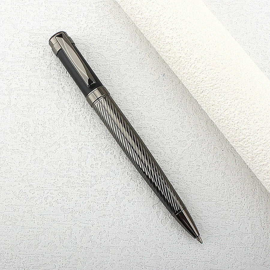 Classic Luxury Ink Ballpoint Pen, Ink Medium Point 0.7mm Smooth Writing Metal Ball Point Pen Signature Pen