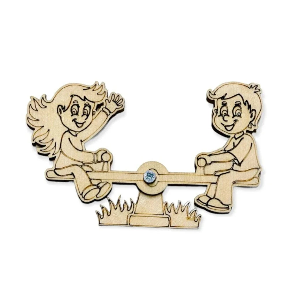 DIY Busy Board Montessori Hot  Air Dalloon Carriage Door Educational Toy Wood Chip Graphic Pairing Wooden Part For Childre Gifts