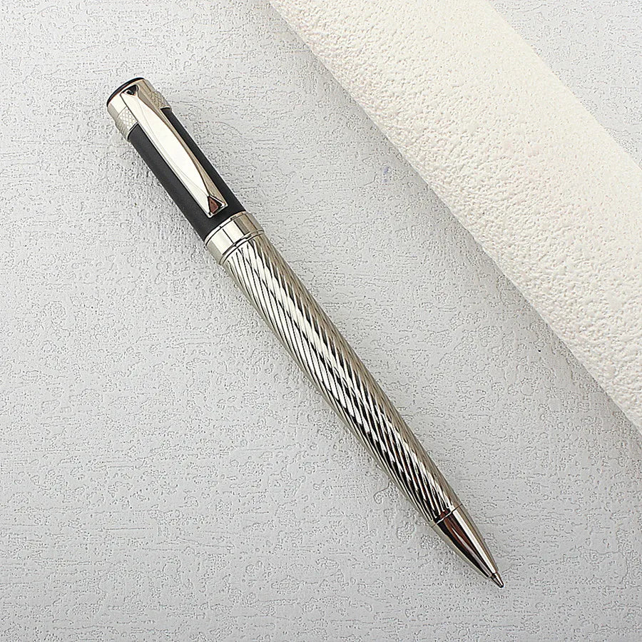 Classic Luxury Ink Ballpoint Pen, Ink Medium Point 0.7mm Smooth Writing Metal Ball Point Pen Signature Pen