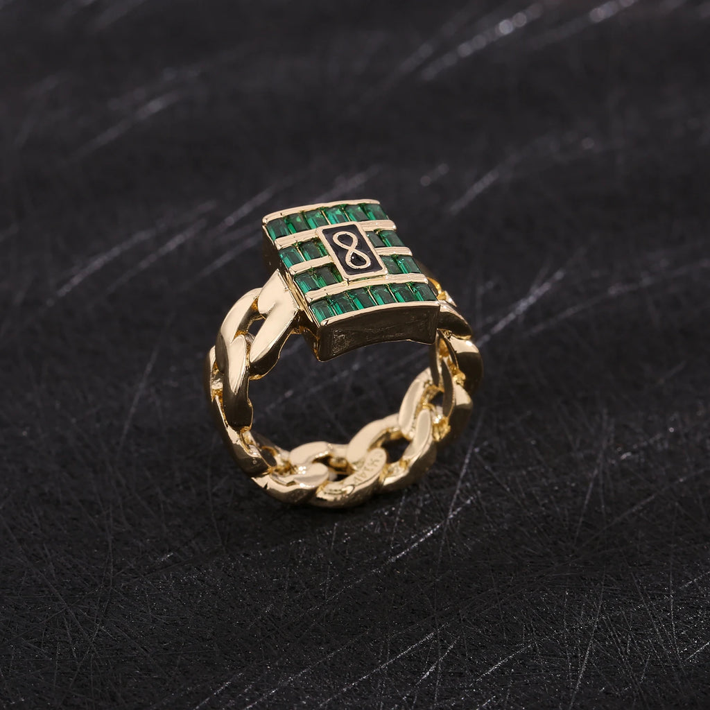 ZIRMON - 
New Monaco men's and women's rings, elegant zircon rings, brass material, party gifts, Monaco charm rings