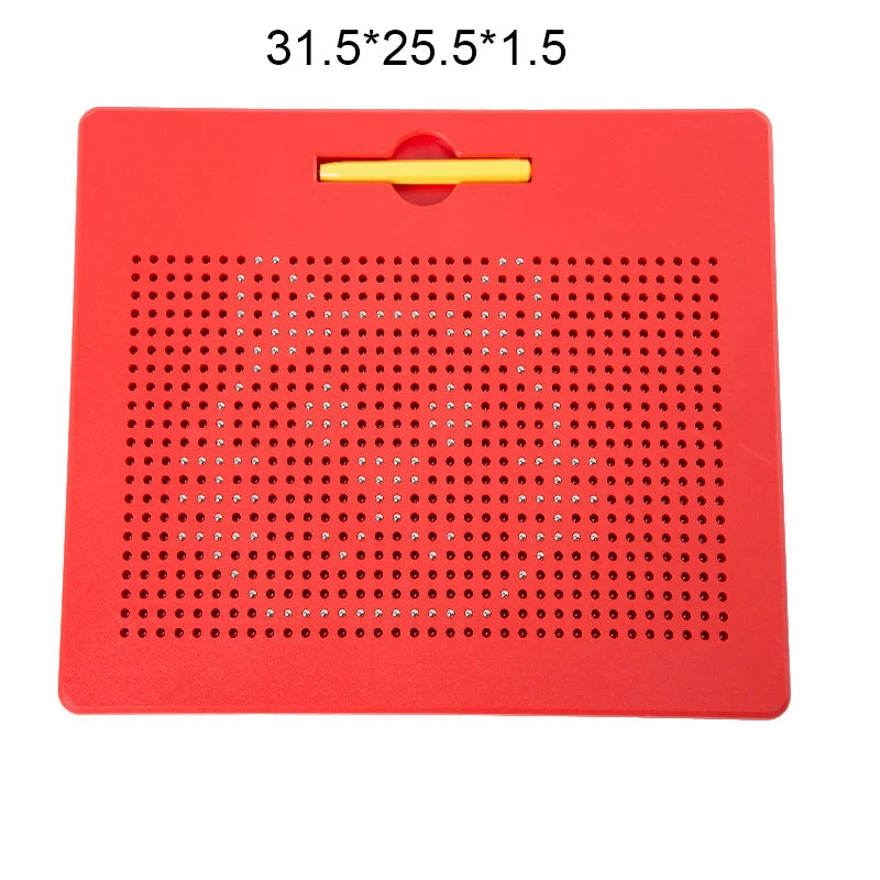 Magnetic Drawing Board Magnetized Board For Children  Magnet Ball Pad Magnetic Stylus Montessori Education Travel Activities Toy