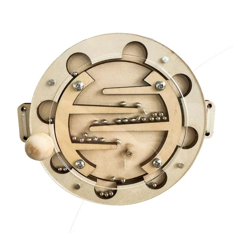 New Kindergarten Montessori Busy Board Hourglass Puzzles Accessories Bell Roller Counting bead Wall Toy Educational Toy For Gift