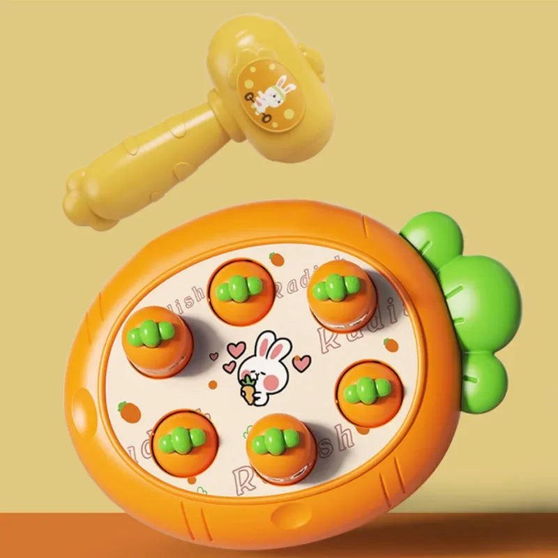 Montessori Baby Toys Cartoon Animal Theme Knocking Game Parent Child Board Hammering Game Toddler Educational Birthday Gifts