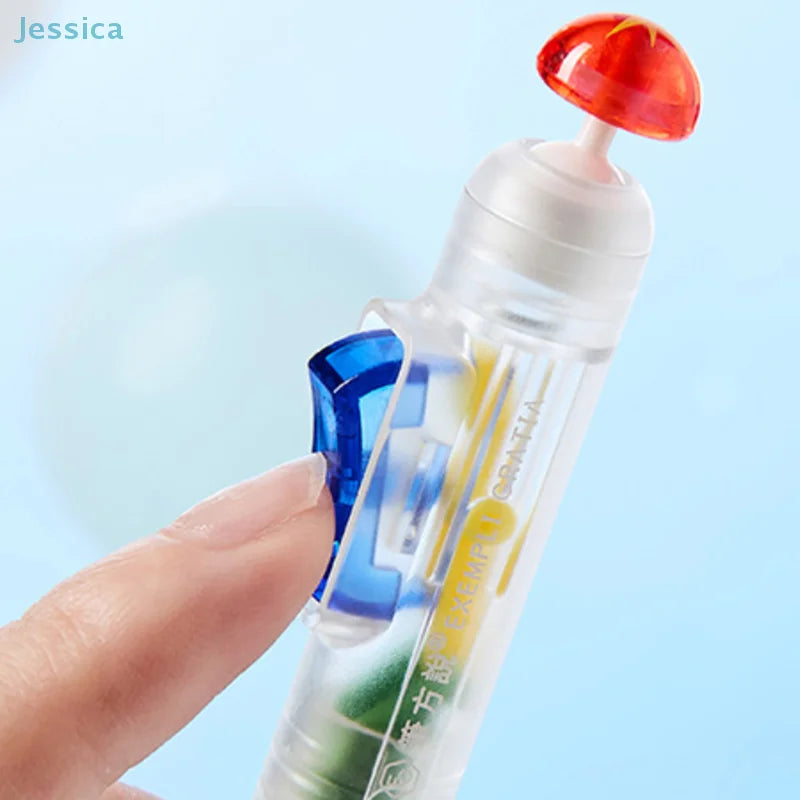 ♥Relax Switch Pen For Exam Prep Fidget Clicker Gel Pen 0.5mm Smooth Writing, Anti-Anxiety Study Tool For School Students Office