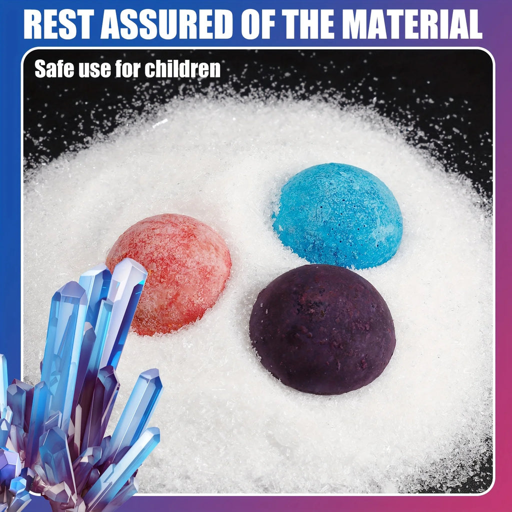 Science education toys, crystal growth and planting, educational puzzle toys, DIY crystal growth toys, Halloween/Christmas