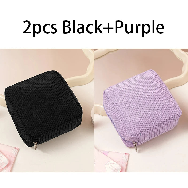Toiletry - Bag Sanitary Pad Pouch Pad Pouch Cute Cosmetic Storage Pouch Women Small Makeup Bag Cable Case
