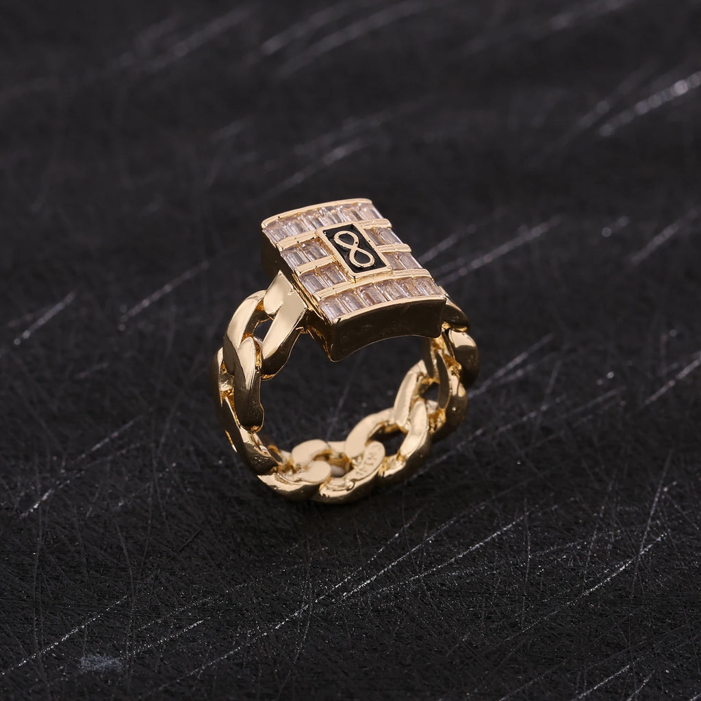 ZIRMON - 
New Monaco men's and women's rings, elegant zircon rings, brass material, party gifts, Monaco charm rings