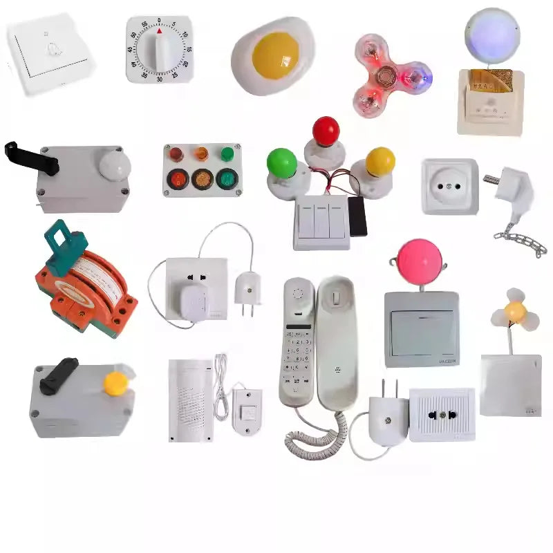 Children Busy Board For Accessories Baby Wooden Montessori Sensory Activity Board Toy Busy Board Accessories Part Education Toys