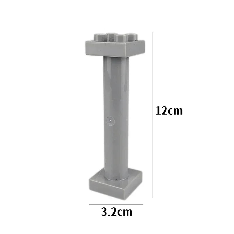 Big Building Blocks Slide Stair Swing Seesaw Ferris Wheel Series Compatible Duploe Large Brick Children Educational Toy Kid Gift