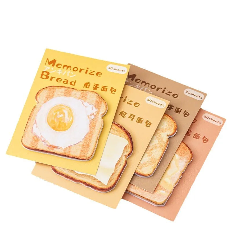 Memory Bread Series Convenient Notes Creative and Beautiful Notes Memo N Times Ins Style High-end Note Paper Stationery Supplies