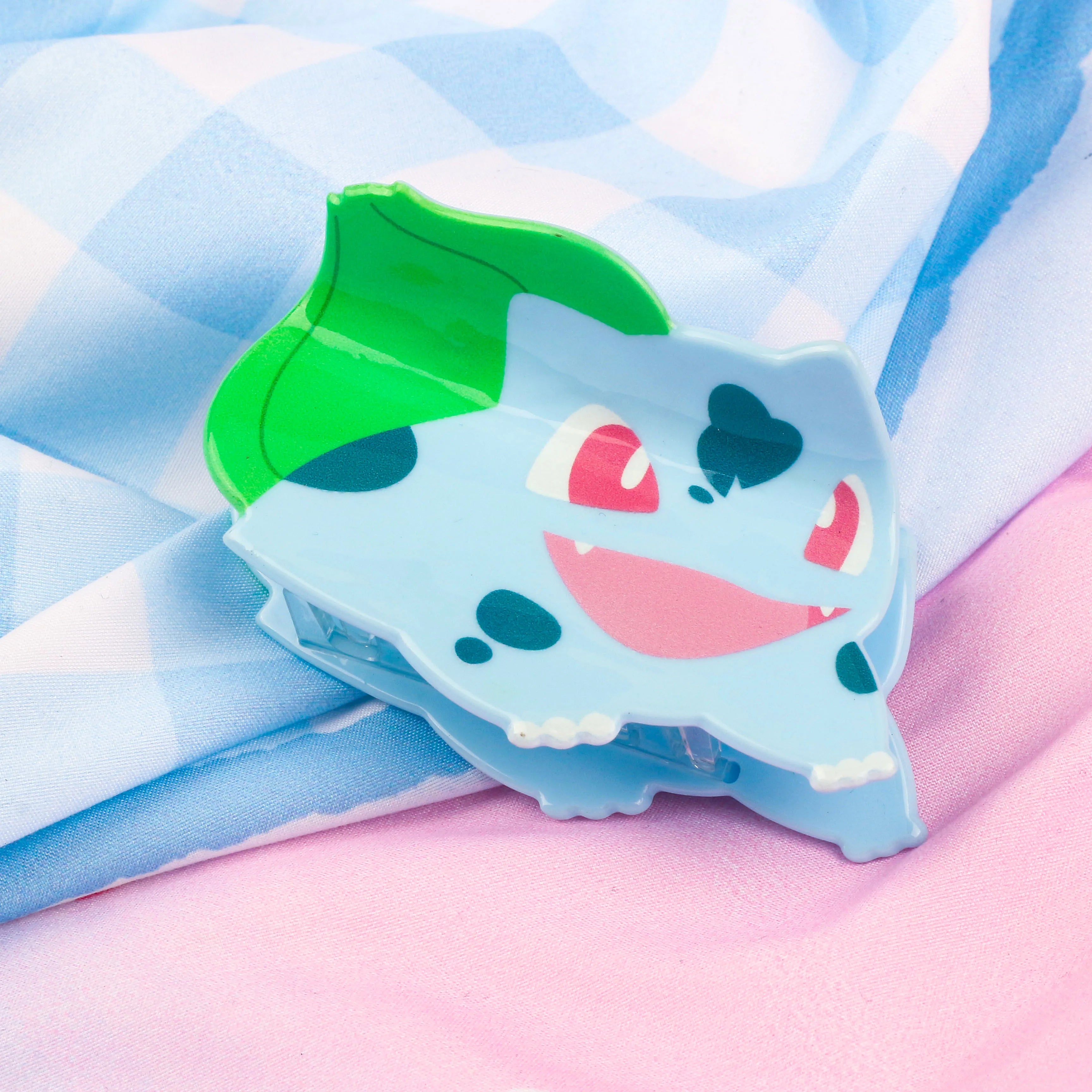 PikaClaw - 1PC/3PCS Pokémon cute Pikachu Bulbasaur hair claw, multi-functional hair accessory hair claw