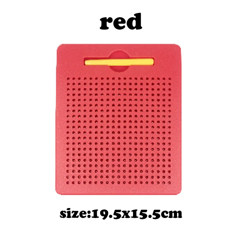 Magnetic Drawing Board Magnetized Board For Children  Magnet Ball Pad Magnetic Stylus Montessori Education Travel Activities Toy