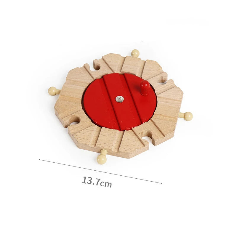 Wooden Train Rail Kinds Of Wooden Train Track Connector Adapter Fit for All Brands Wood Tracks Educational Toys For Kids Gift