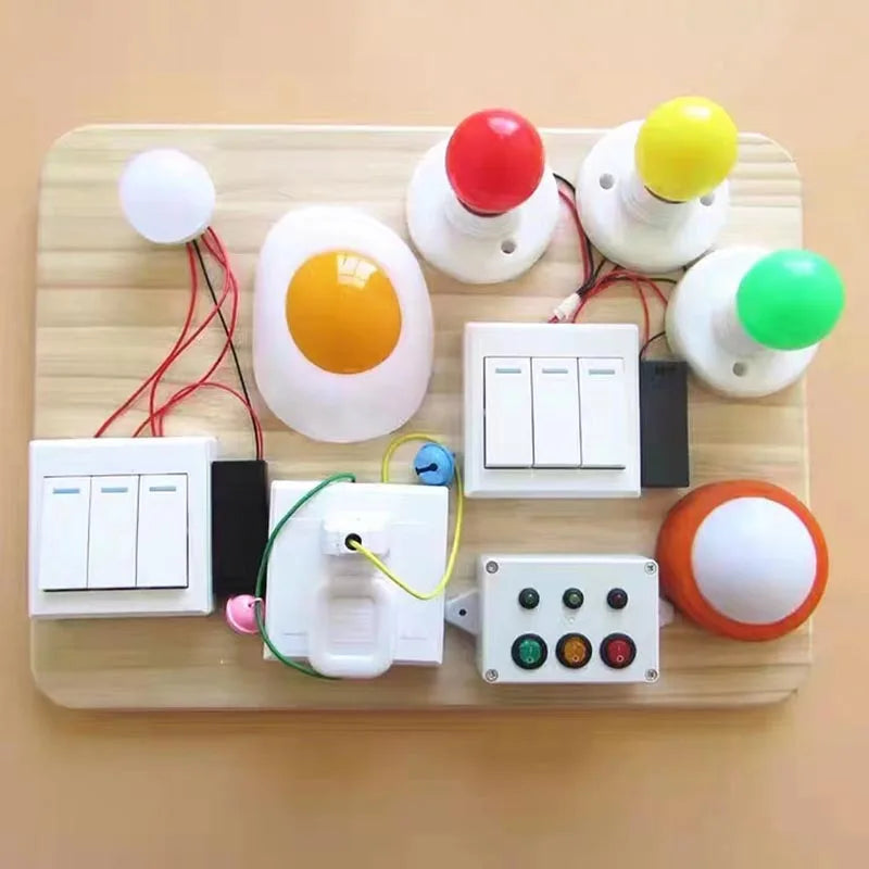 Children Busy Board For Accessories Baby Wooden Montessori Sensory Activity Board Toy Busy Board Accessories Part Education Toys