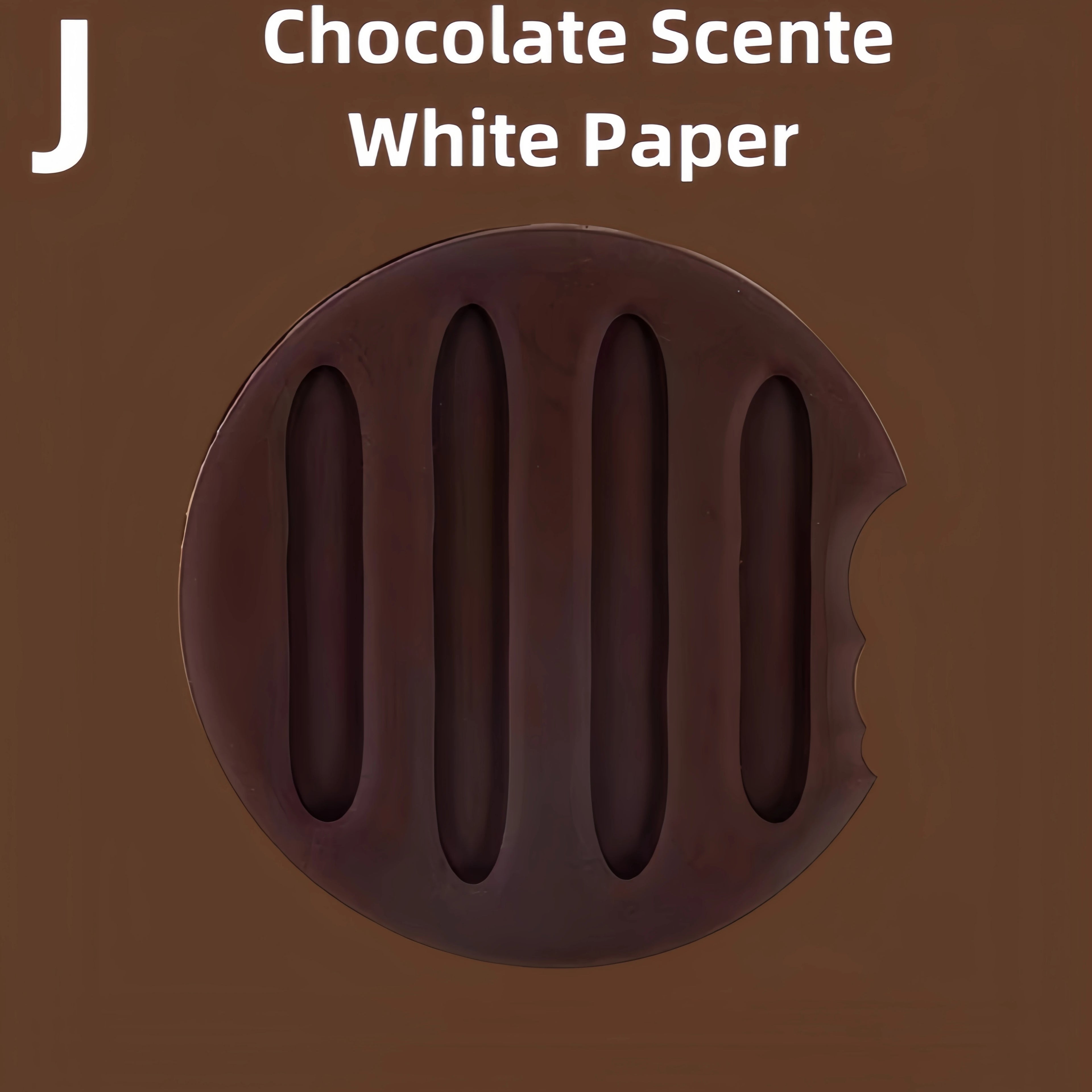 80 Pages/Set Scented Chocolate, Cream & Strawberry Flavored Creative Pocket Notepads, Chocolate&Cookie Shaped, Tear-off Memo Pad