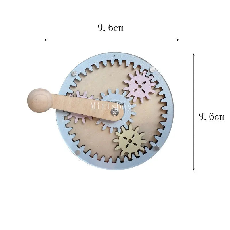 Busy Board Dinosaur Animal DIY Wooden Accessories Early Learning Toys Busy Board Matching Board Handmade Puzzle Educational Toys