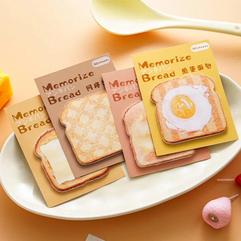 Memory Bread Series Convenient Notes Creative and Beautiful Notes Memo N Times Ins Style High-end Note Paper Stationery Supplies