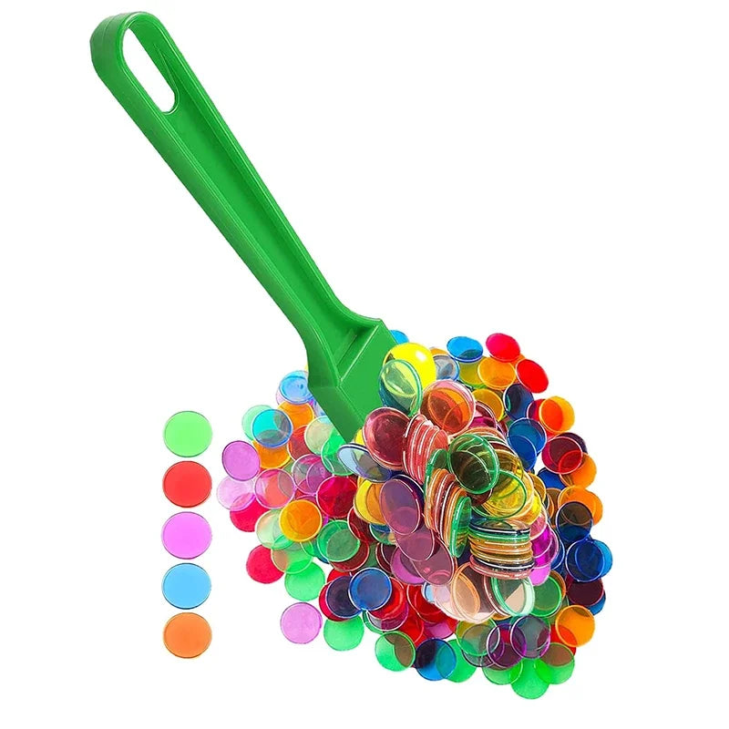 Magnetic Bingo Chips Wand Sensory Toys Montessori CountingColor Sorter Game Science Experiments Kit Educational Toys forChildren